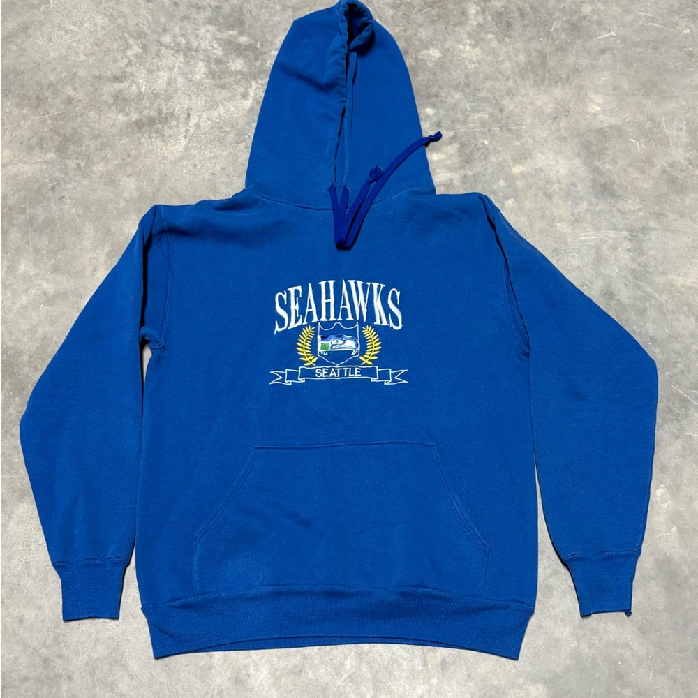 Vintage Logo 7 Seahawks Hoodie